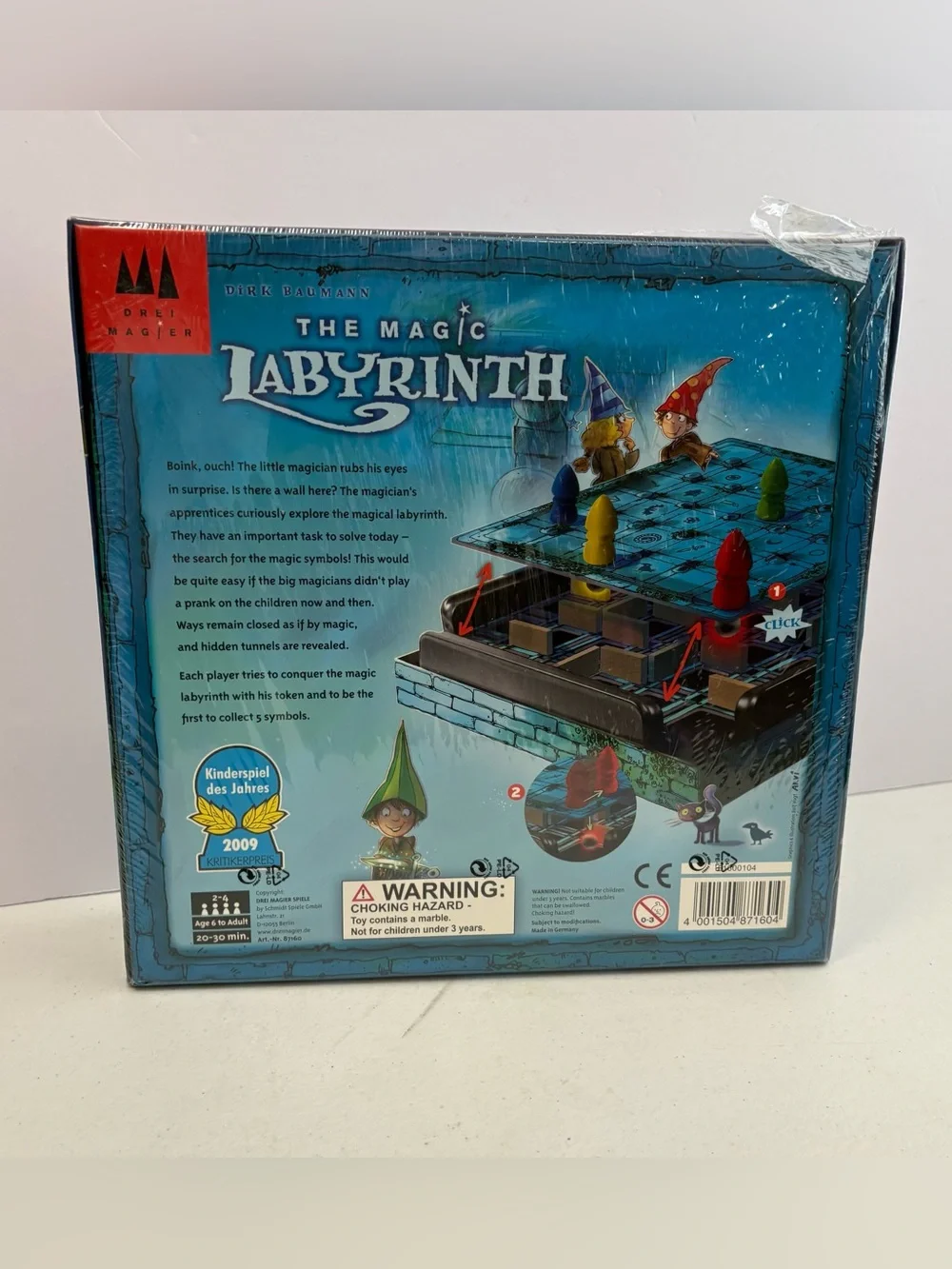 The Magic Labyrinth Board Game Dirk Baumann 2009 SEALED